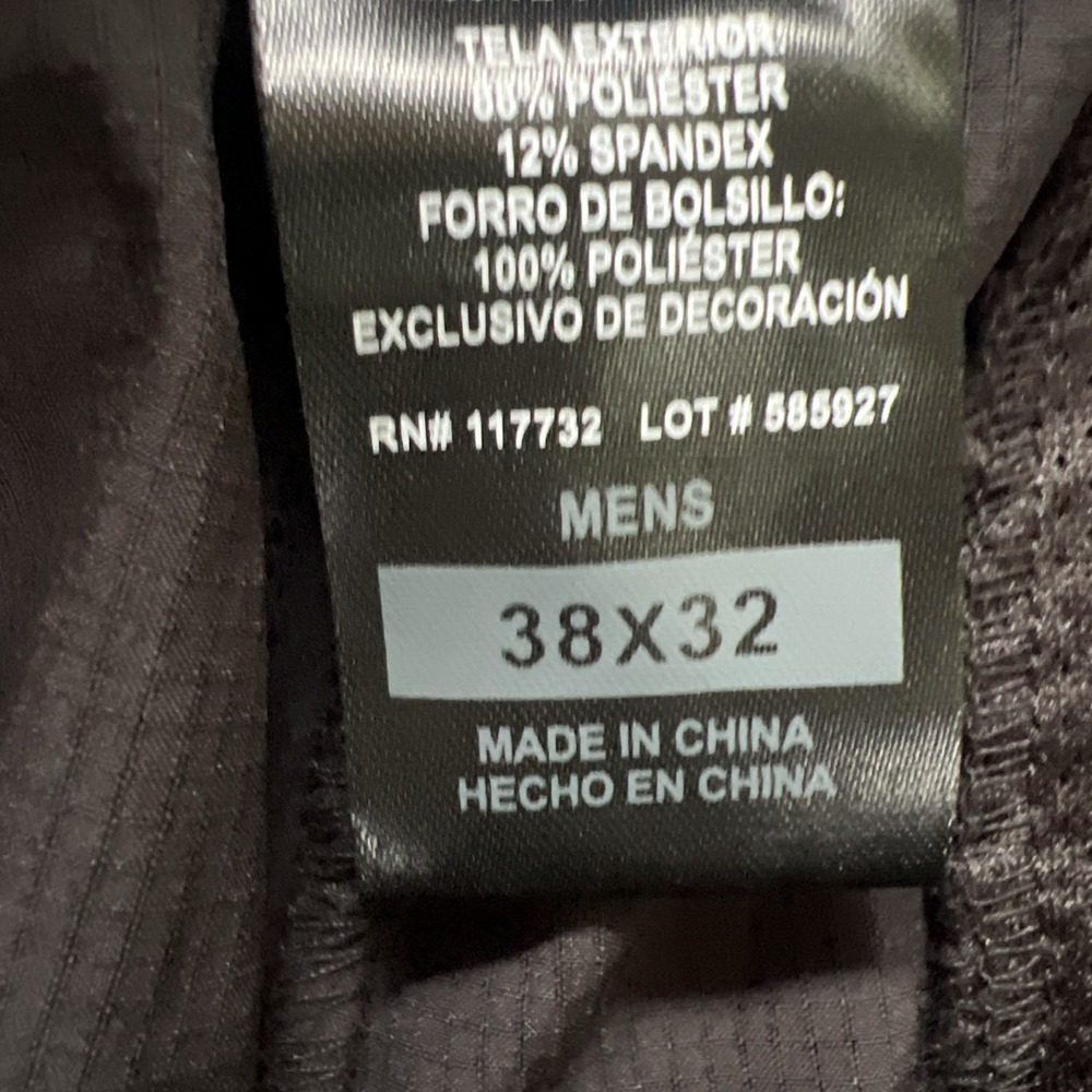 GERRY Convertible Relaxed Fit Pants Black Size 38 W 32 L NWT Mens‎ - Picture 5 of 10